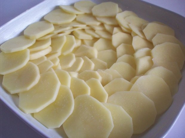картофель в форме
